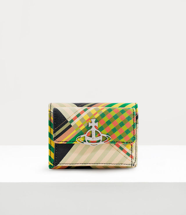 SAFF PRINT SMALL FLAP PURSE - COMBAT TARTAN