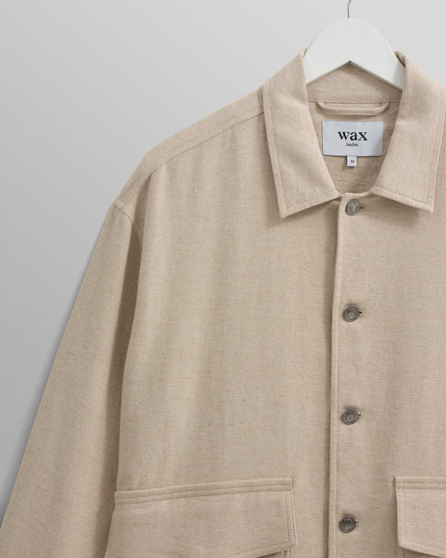 WAX LONDON SS24-JKT-MIT-BFE-NATNATURAL