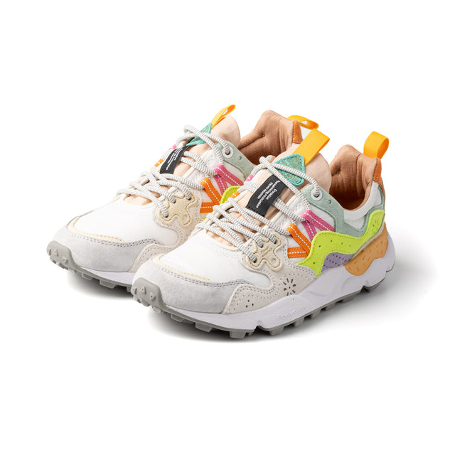 YAMANO 3 WOMAN WHITE/ YELLOW FLUO/ LIGHT GREEN 0012017817.01.1N21 -WHITE-YELLOW FLUO-LIGHT GREEN FLOWER MOUNTAIN 