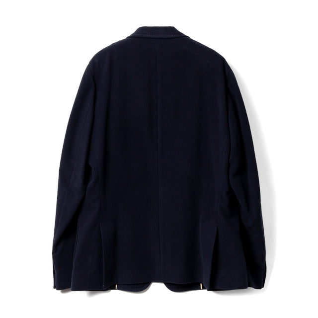 AW18/19 Cashmere 95% Elasten 5% stretch velour - BLACK