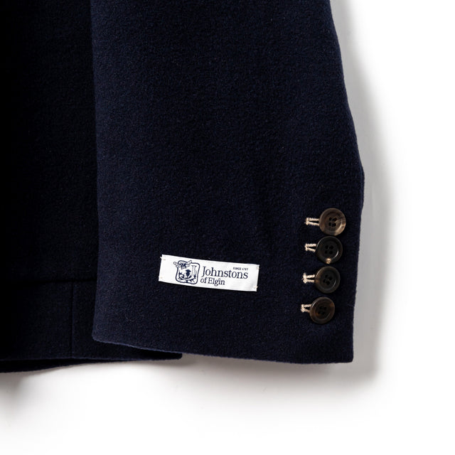 AW18/19 Cashmere 95% Elasten 5% stretch velour - BLACK