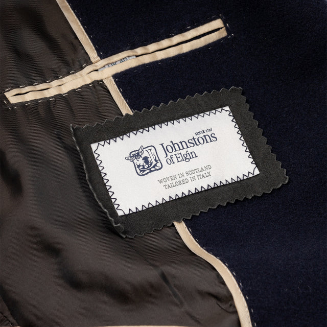 AW18/19 Cashmere 95% Elasten 5% stretch velour - BLACK