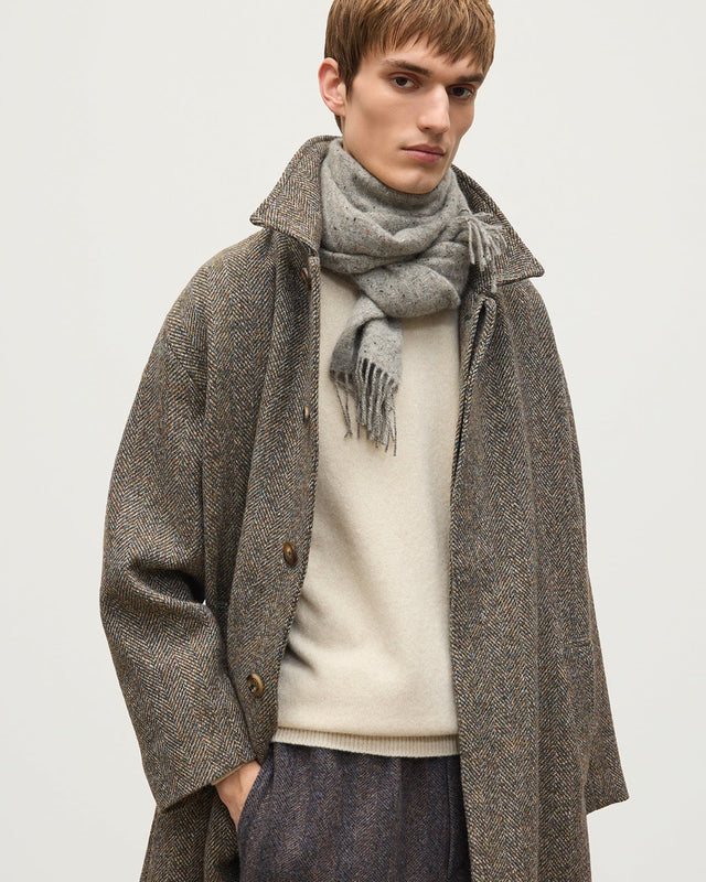 100% Cashmere SFA Fibre Woven Scarf 180x30 - PEREGRINE