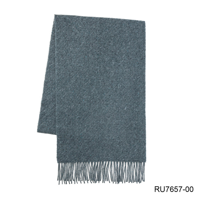 100% Cashmere SFA Fibre Woven Scarf 180x30 - STORM