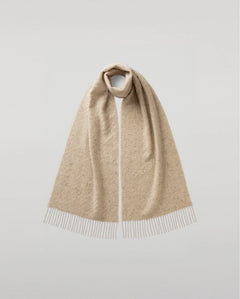 100% Cashmere SFA Fibre Woven Scarf 180x30 - CREAM DUN