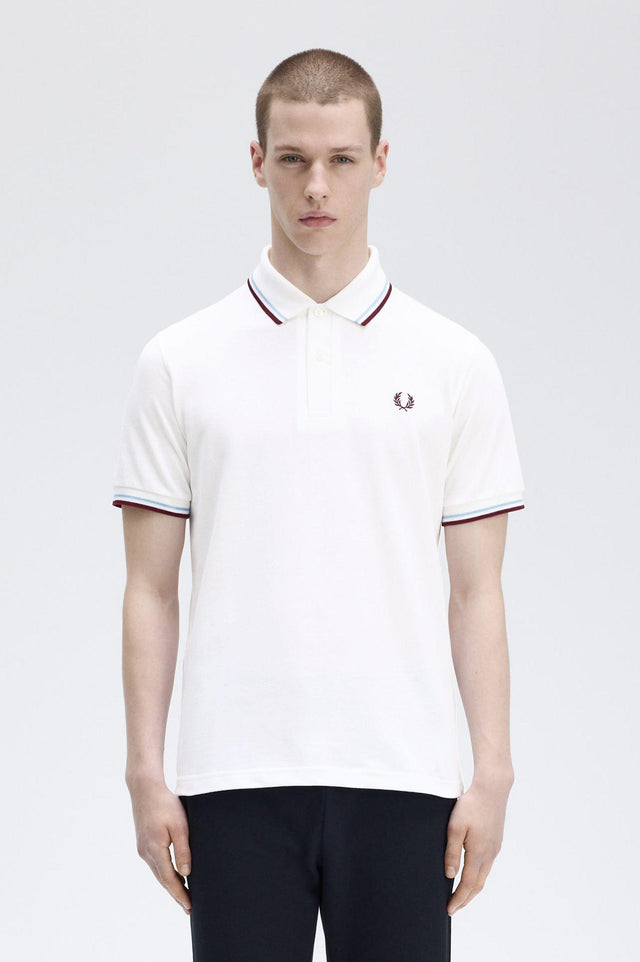M12 POLO SHIRT - WHITE M12 -120 FRED PERRY 
