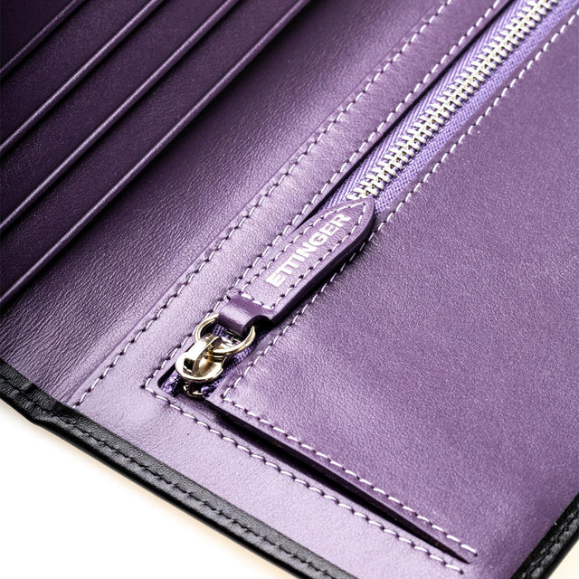 LONG WALLET / ZIP POCKET - STERLING PURPLE ST953AEJR -STERLING PURPLE ETTINGER 
