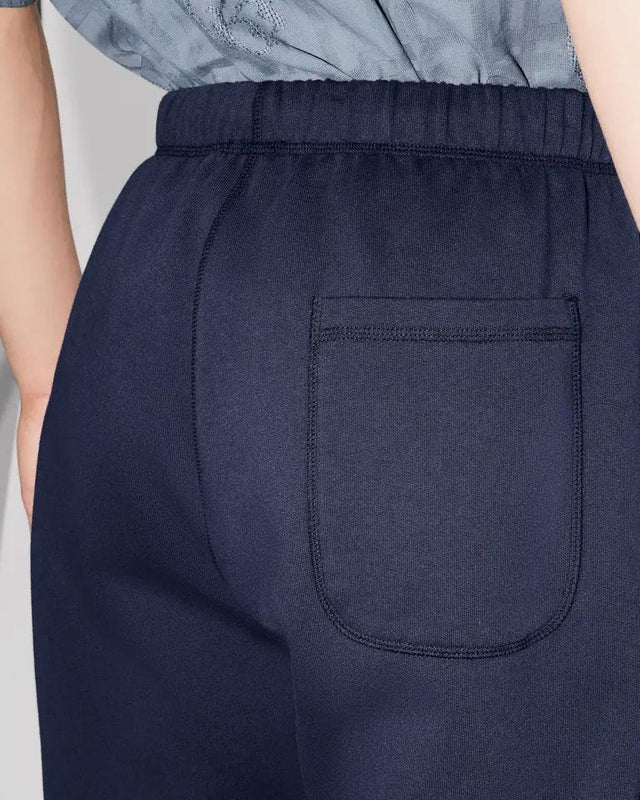 KUBE STRAIGHT EMBROIDERED JOG PANTS - MIDNIGHT BLUE FE65PA8184MF -77 kenzo 