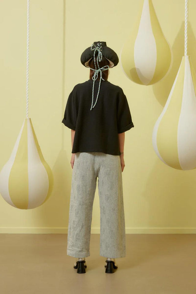 POST PANT - GREY MELANGE GLOVES SS24STUD-F514 901 HENRIK VIBSKOV 
