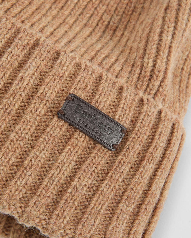 CARLTON BEANIE HAT - MILITARY BROWN MHA0449BE31 -MILITARY BROWN BARBOUR 
