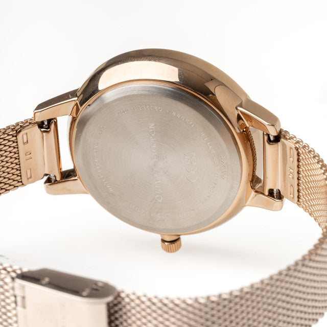 DEMI MULTIFUNCTION CG MESH WATCH - GOLD 24000008 -SILVER MESH OLIVIA BURTON 