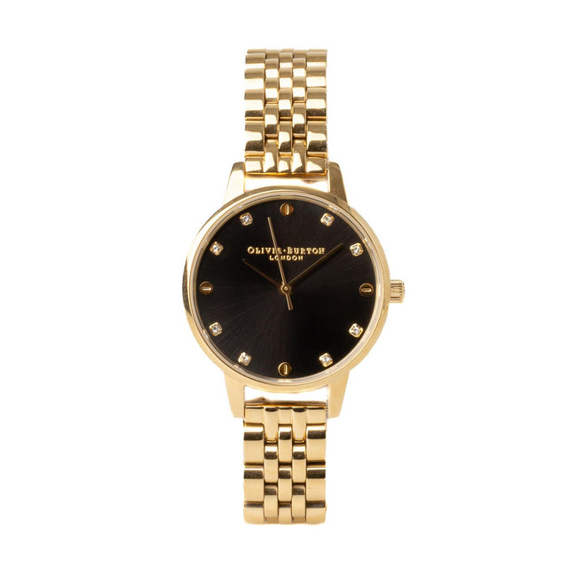 CLASSICS DIAL WATCH - GOLD/ BLACK OB16SE17 -GOLD/ BLACK DIAL OLIVIA BURTON 