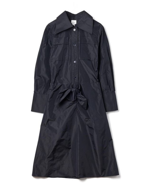 PAREO DRESS - NAVY BLACK DR1880011 -699N NAVY BLACK PATOU 