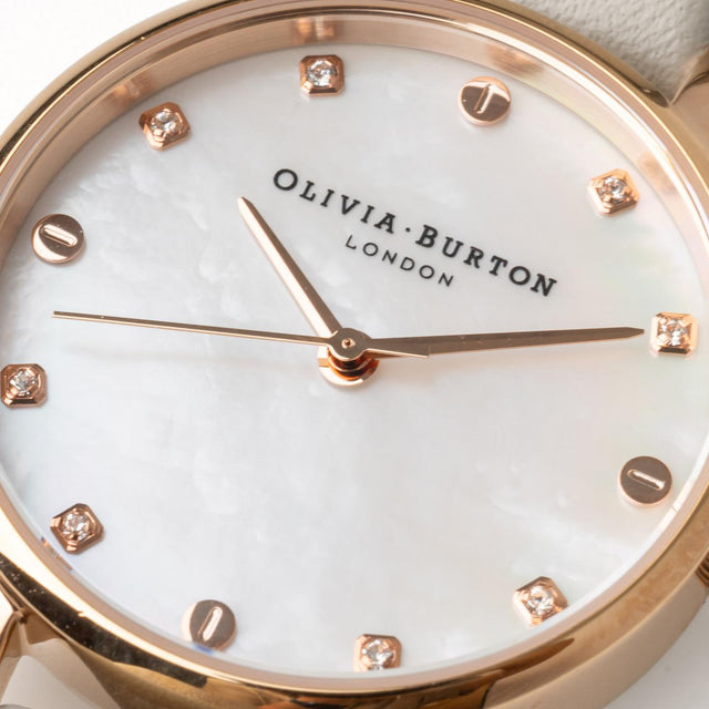 CLASSICS WATCH -  ROSE GOLD/ GREY OB16SE12 -ROSE GOLD/ GREY OLIVIA BURTON 