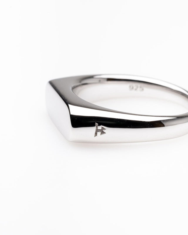 KNUT RING - SILVER 100572 -SILVER TOM WOOD 