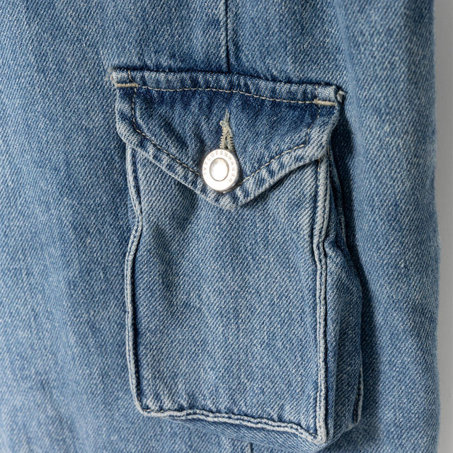 UTA POCKET DENIM VEST - DENIM BLUE I234828 DENIM BLUE IVY COPENHAGEN 