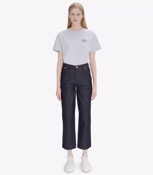 STANDARD RUE MADAME T-SHIRT - HEATHER GREY/ BLACK
