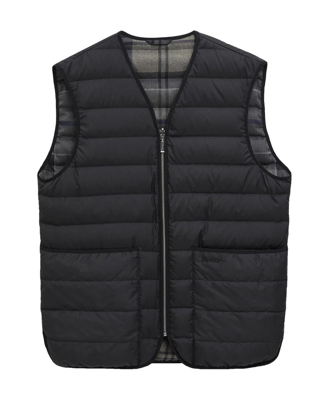 REVERSIBLE DOWN FILLED LINER - BLACK MLI0060BK11 -BLACK BARBOUR 