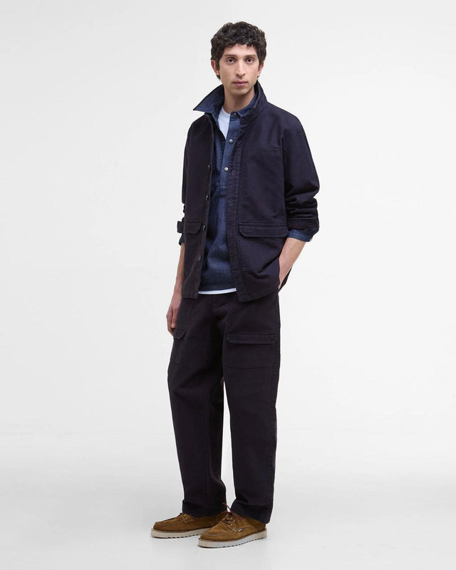 NEWBIRCH OVERSIZED CARGO TROUSER - NAVY MTR0774NY91 -NAVY BARBOUR 