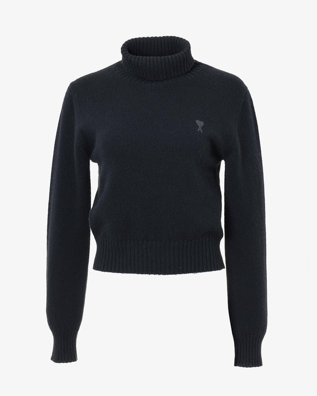 TURTLENECK ADC SWEATER - BLACK