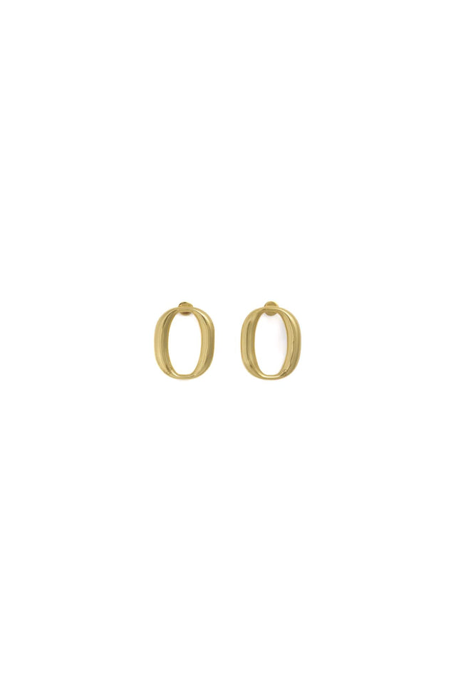 OVALE EARRINGS - GOLD JW1691002 -299G GOLD PATOU 