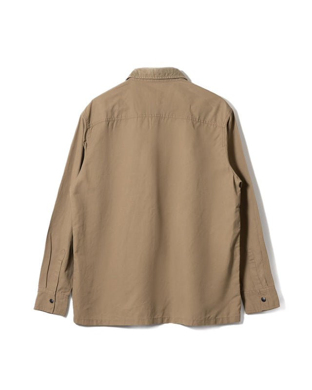 SILVERBAY OS TWILL OVERSHIRT - BRITISH KHAKI MOS0438KH11 -BRITISH KHAKI BARBOUR 