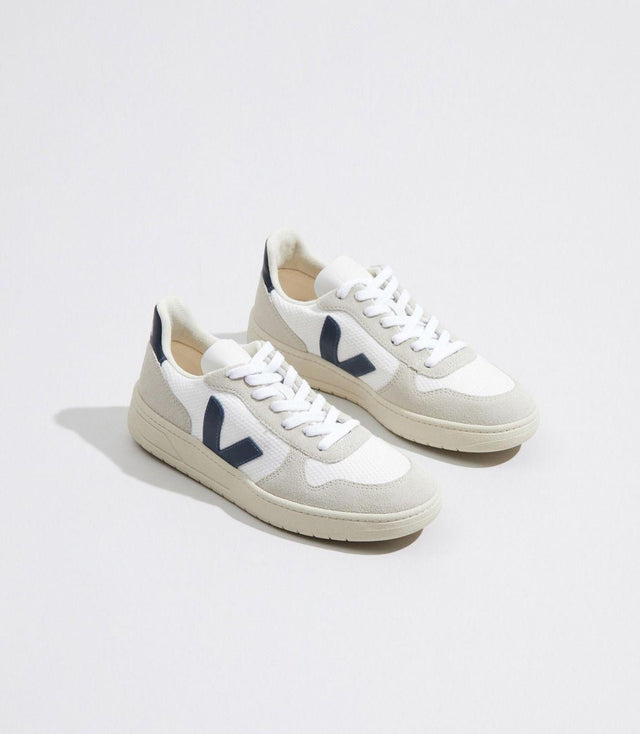 WOMENS V-10 B-MESH TRAINERS - WHITE/ NAUTICO VX0101380A WWHITE/NAUTICO VEJA 