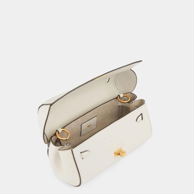 TUBE BAG - CHALK HIGH SHINE CAPRA 180900 CHALK HIGH SHINE CAPRA ANYA HINDMARCH 