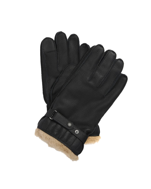 LEATHER UTILITY GLOVES - BLACK MGL0013BK12 -BLACK BARBOUR 