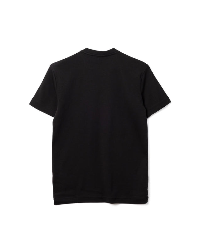 COTTON INTERLOCK T-SHIRT - BLACK