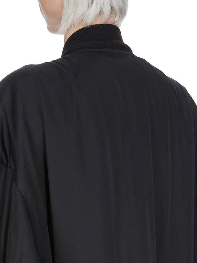 PETER FLIGHT BOMBER JACKET - BLACK