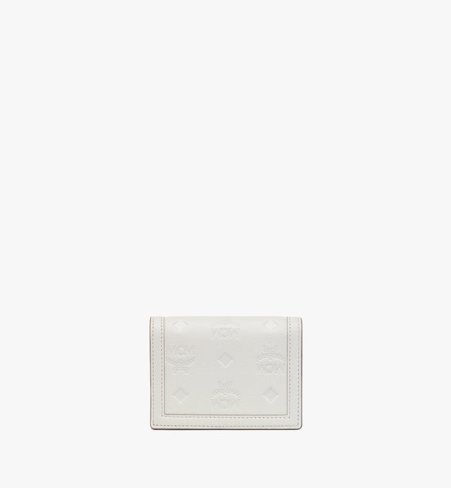 TRACY EMBOSSED MONOGRAM LEATHER WALLET - WHITE MYSESXT02WG001 WHITE MCM 