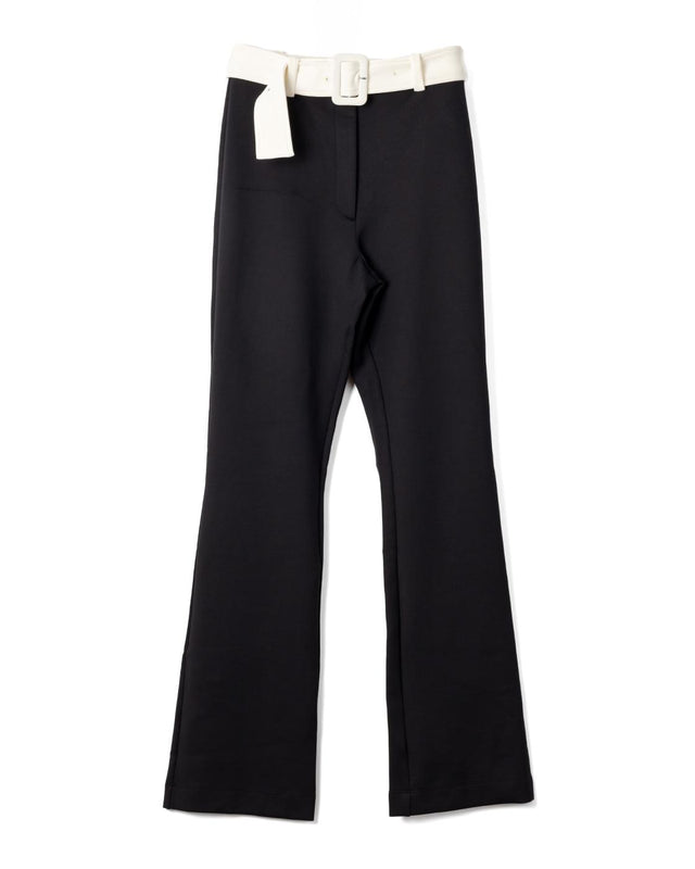 70s BUCKLE TROUSERS - BLACK EB024 -BLACK VIKTOR & ROLF 
