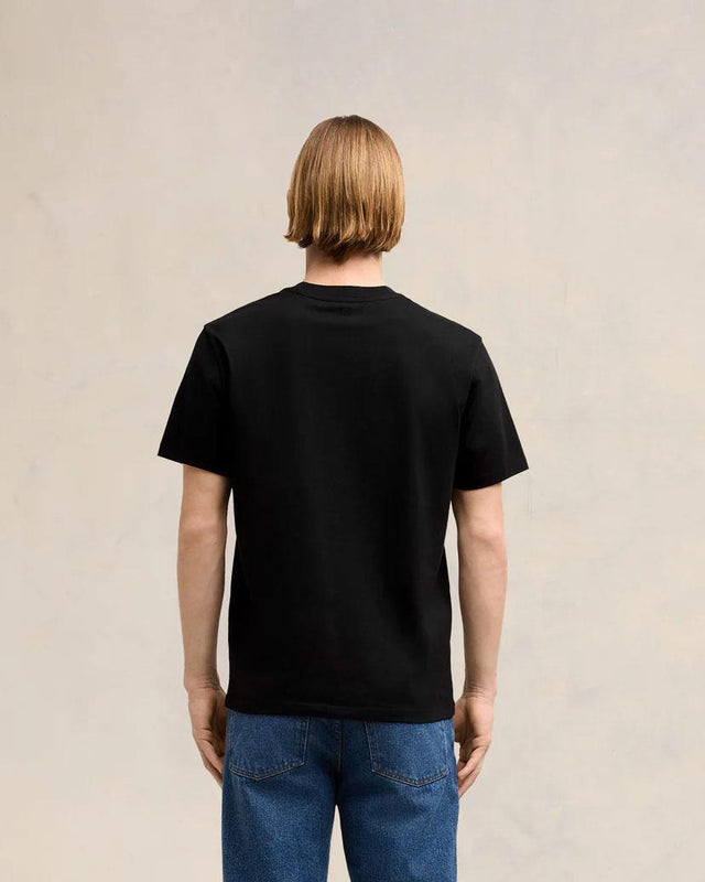 JERSEY ADC T-SHIRT - BLACK UTS003.724 -001 AMI PARIS 