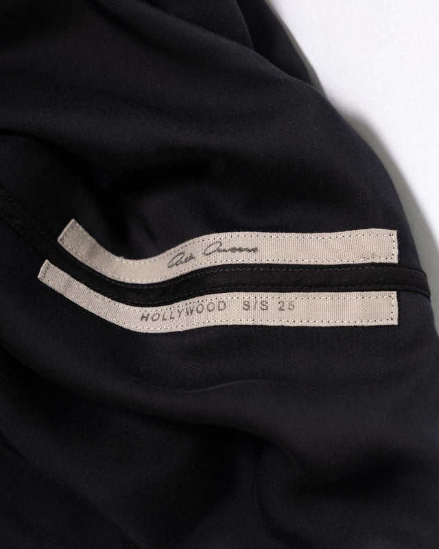 ATHENA ARROWHEAD DRESS - BLACK RP01E7509 SCH -09 BLACK RICK OWENS 
