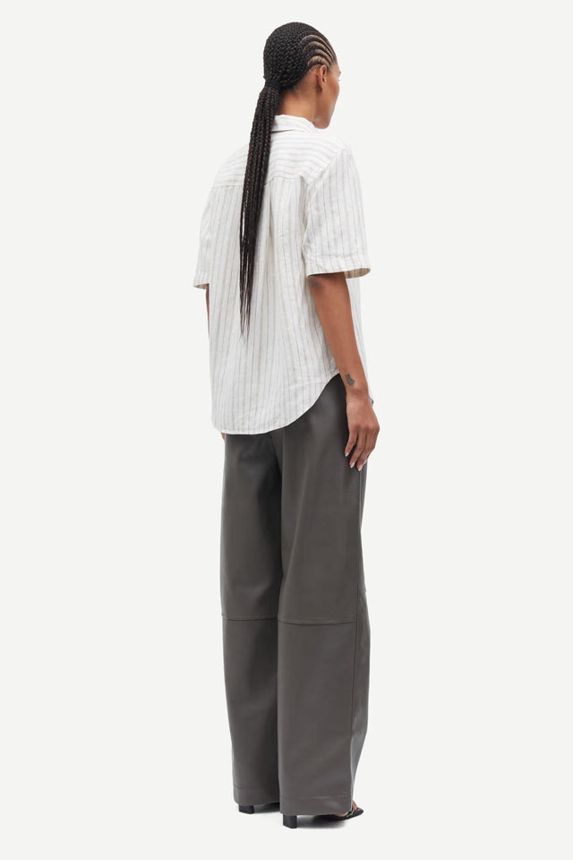 SAJUNO TROUSERS - BELUGA F25100152 -BELUGA SAMSOE SAMSOE 