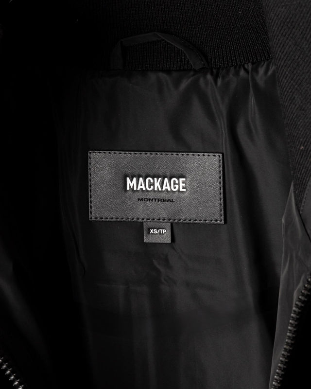 ADALI-BX HOODED DOWN JACKET - BLACK ADALI-BX -BLACK MACKAGE 