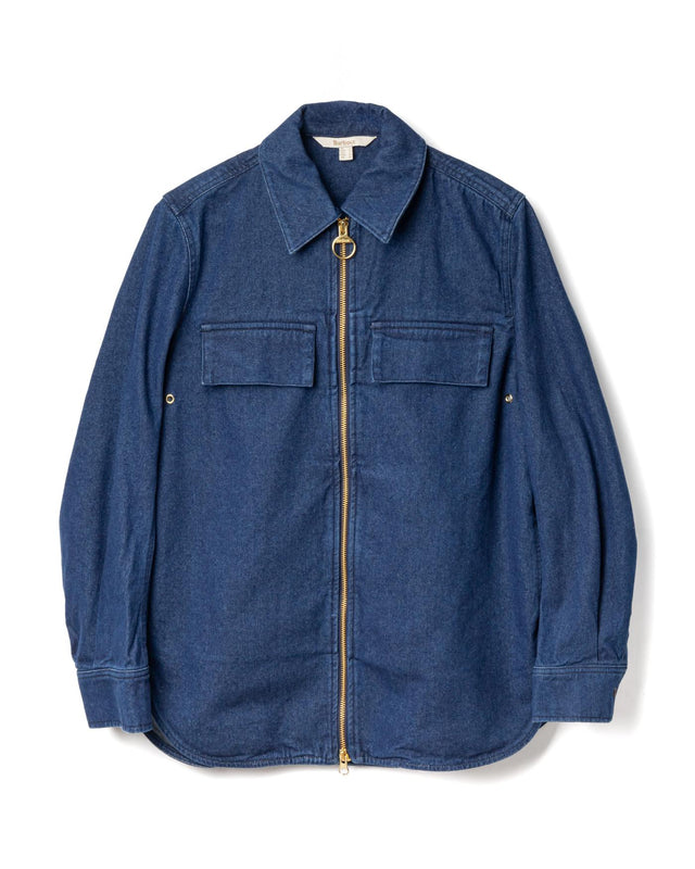ARLA DENIM OVERSHIRT - RINSE WASH LOS0078IN12 -RINSE WASH BARBOUR 