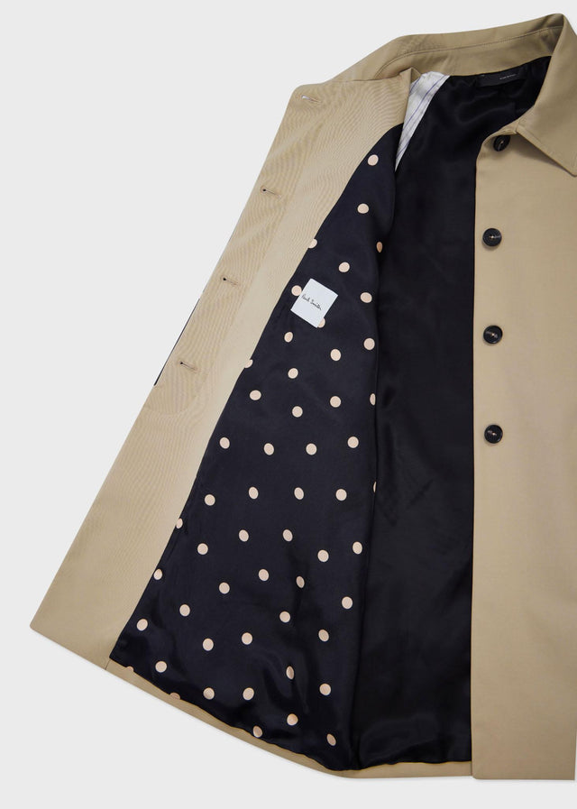WOMEN'S COTTON TRAPEZE SHORT JACKET - STONE W1R-366J-N01934 63A Stone PAUL SMITH 