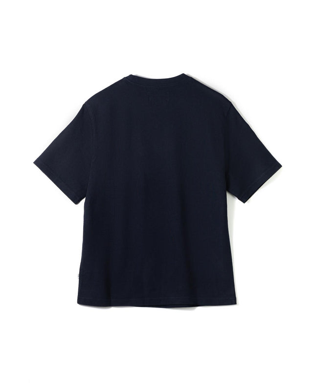 DEAN SS TEE JOLT - NAVY WI00-TEE-DEA-APF-NVY -NAVY WAX LONDON 