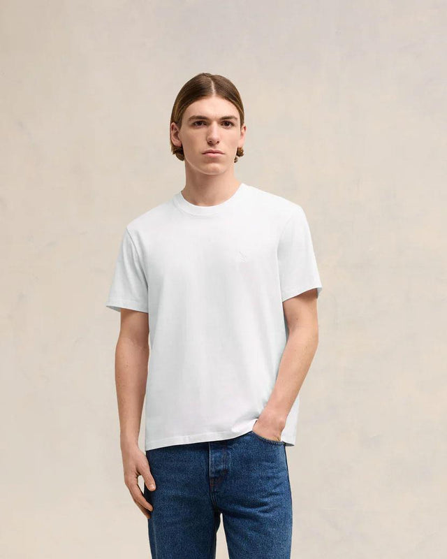 JERSEY ADC T-SHIRT - WHITE UTS003.724 -100 AMI PARIS 