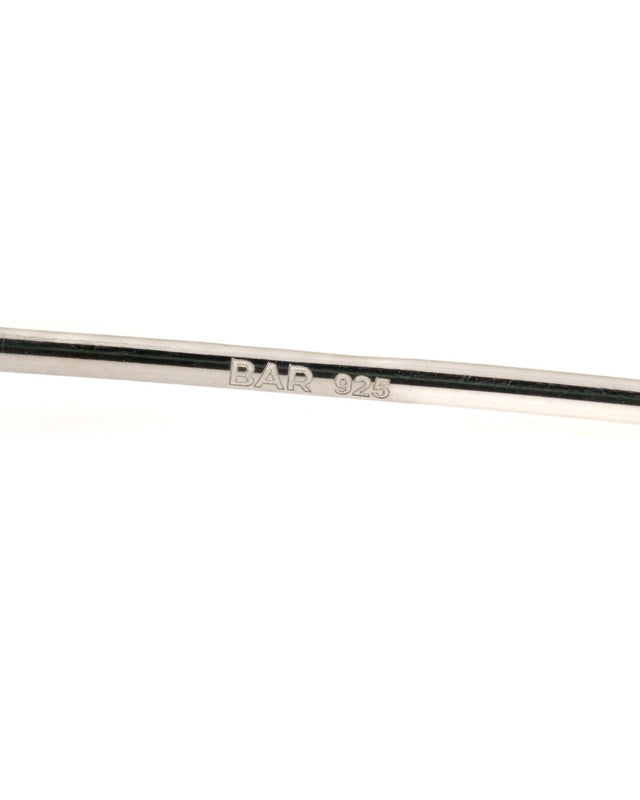 DANCING LINES CHOKER - SILVER DANLI-CHO-161 -SILVER BAR JEWELLERY 