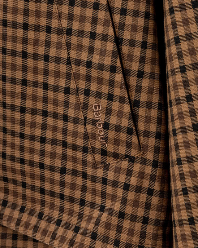AUDREY SHOWERPROOF JACKET - VICUNA/ HESSIAN TARTAN LSP0256BR51 -VICUNA/HESSIAN TARTAN BARBOUR 