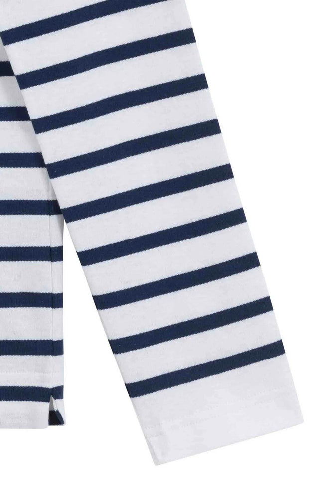 MARINIÈRE FRENCH NAVY SHIRT - BLANC/ MARINE 61189F-D56 BLANC/MARINE LE MINOR 