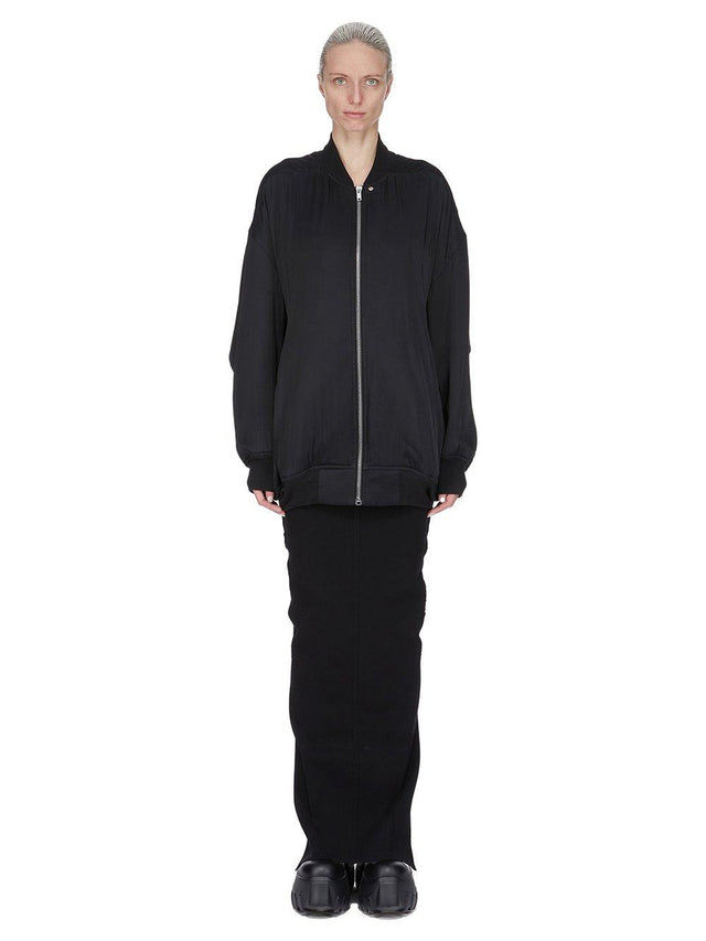 PETER FLIGHT BOMBER JACKET - BLACK