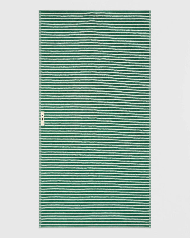 BATH TOWEL - TEAL GREEN STRIPES TT-TEGRST70X140 -Teal Green Stripes TEKLA 