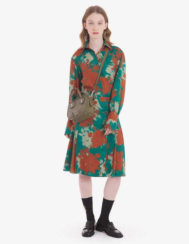 Maison Kitsune LW00405WF4014RUST/EMERALD