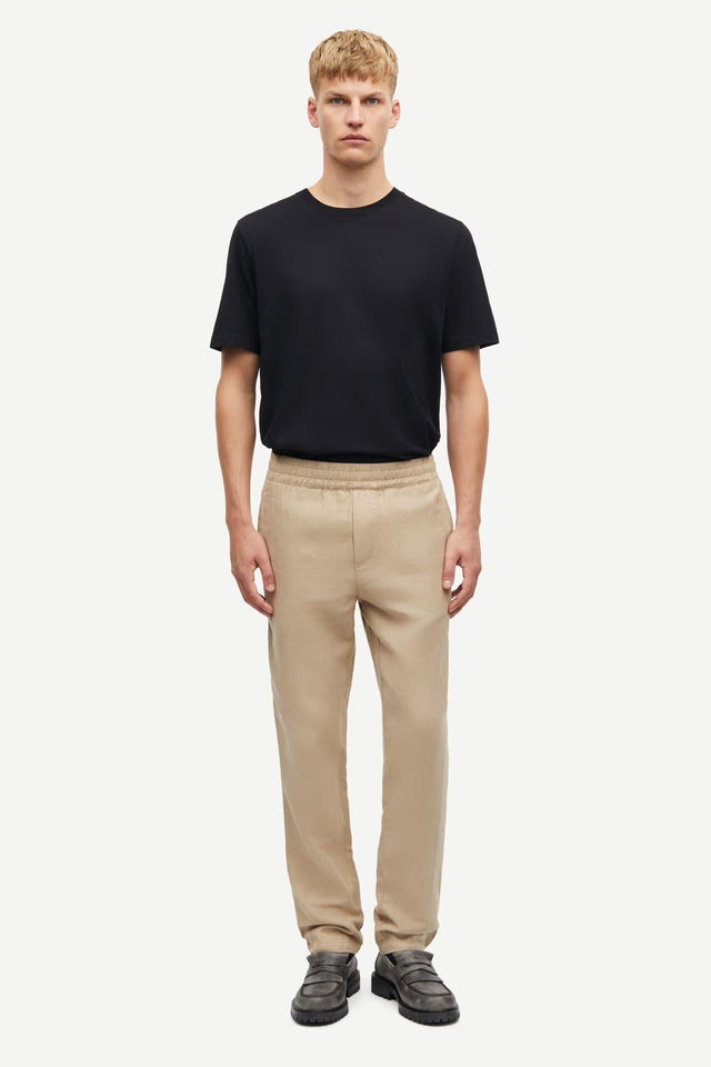 SMITHY TROUSERS - GREIGE M23100079 -GREIGE SAMSOE SAMSOE 