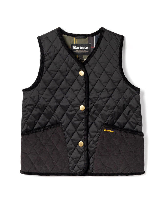 ENID GILET - BLACK LGI0202BK91 -BLACK BARBOUR 