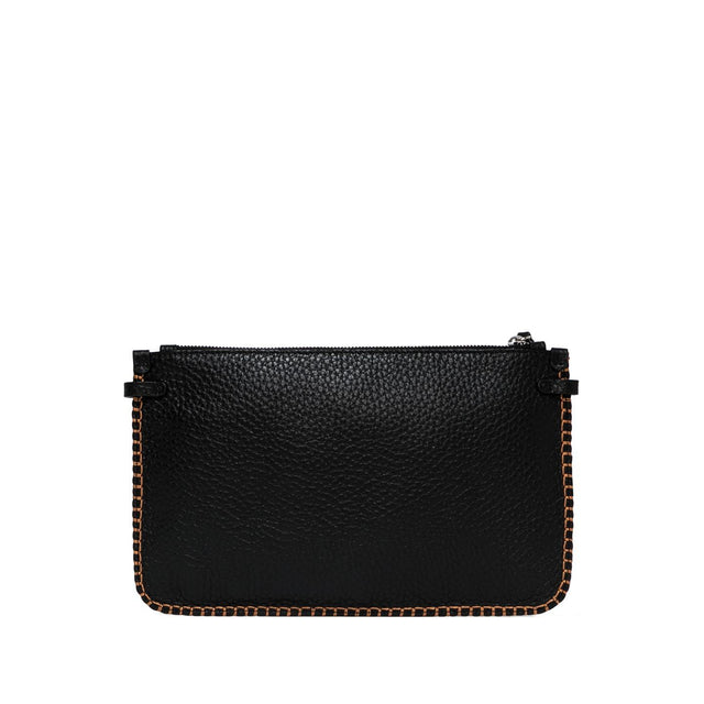 BORSA PELLE BAG - BLACK BS 9255 CLRSTC NERO GIANNI CHIARINI 